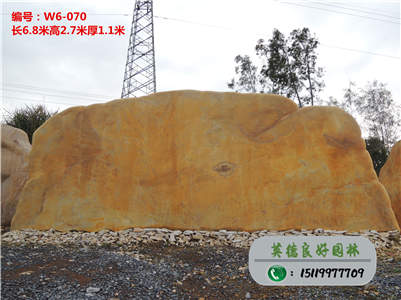 广东景观石--黄蜡石厂家采购W6-070