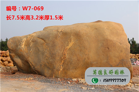 大型黄蜡石批发W7-069