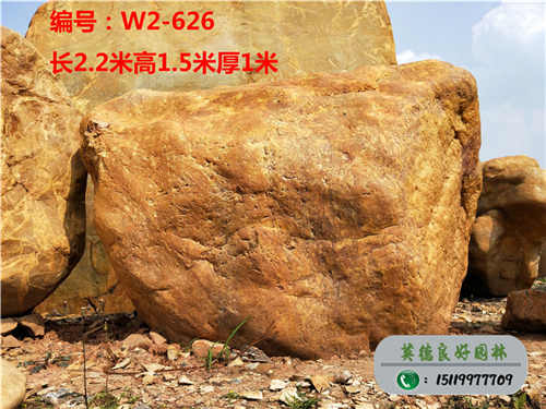 天然黄蜡石W2-626